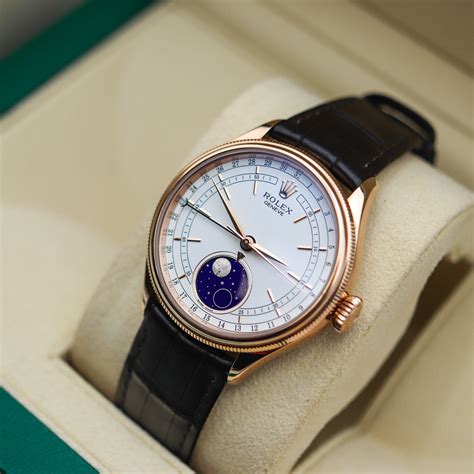 rolex celini moonphase|Rolex cellini moonphase retail price.